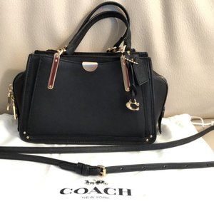 COACH  small Dreamer 21 Black leather crossb